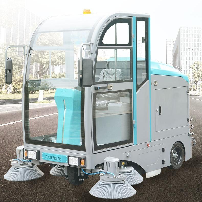 凱叻KL2000駕駛式掃地機 機械鋼鐵工廠道路保潔清掃車